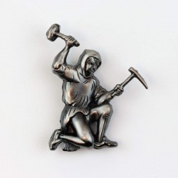 Mini Statuette Bergmann kniend