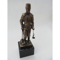 Statuette Bergmann mit...